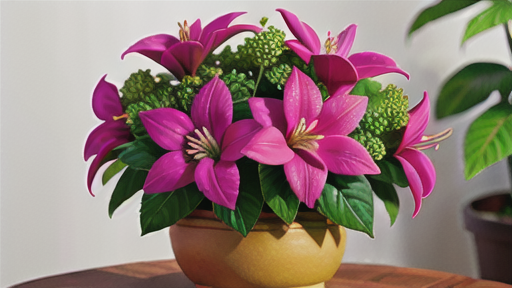 クレマチスを使ったアレンジメント