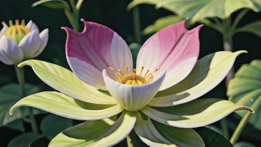 夜空のように広がるヨルガオの花言葉
