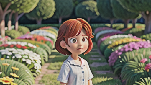 「ボケ」の花言葉を贈るシーン